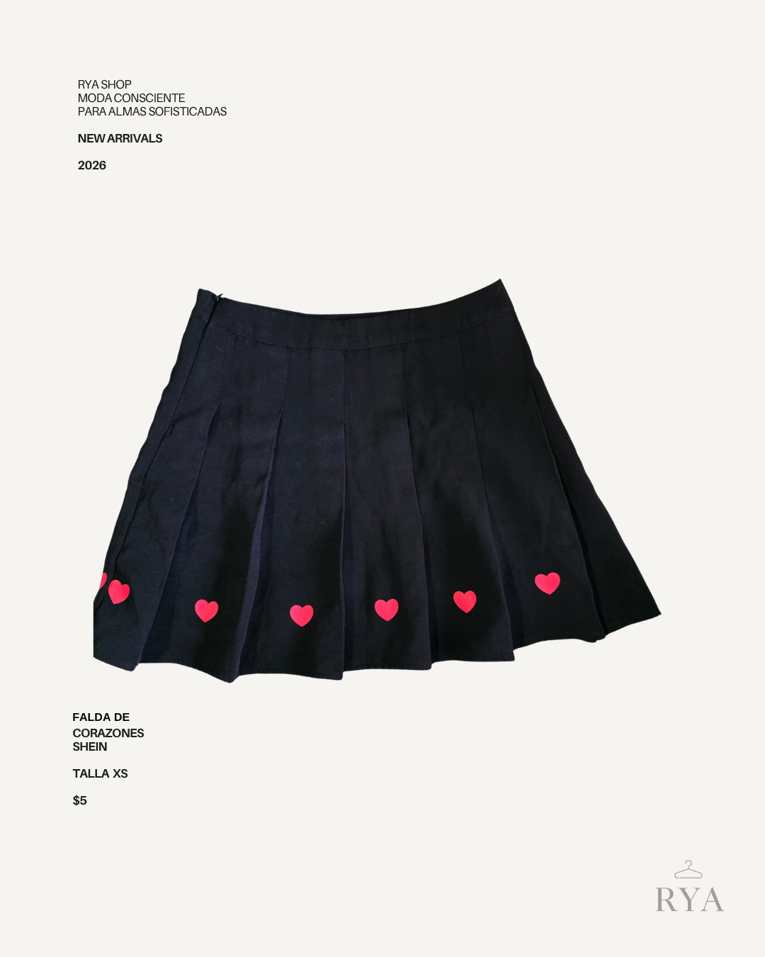 Falda de Corazones